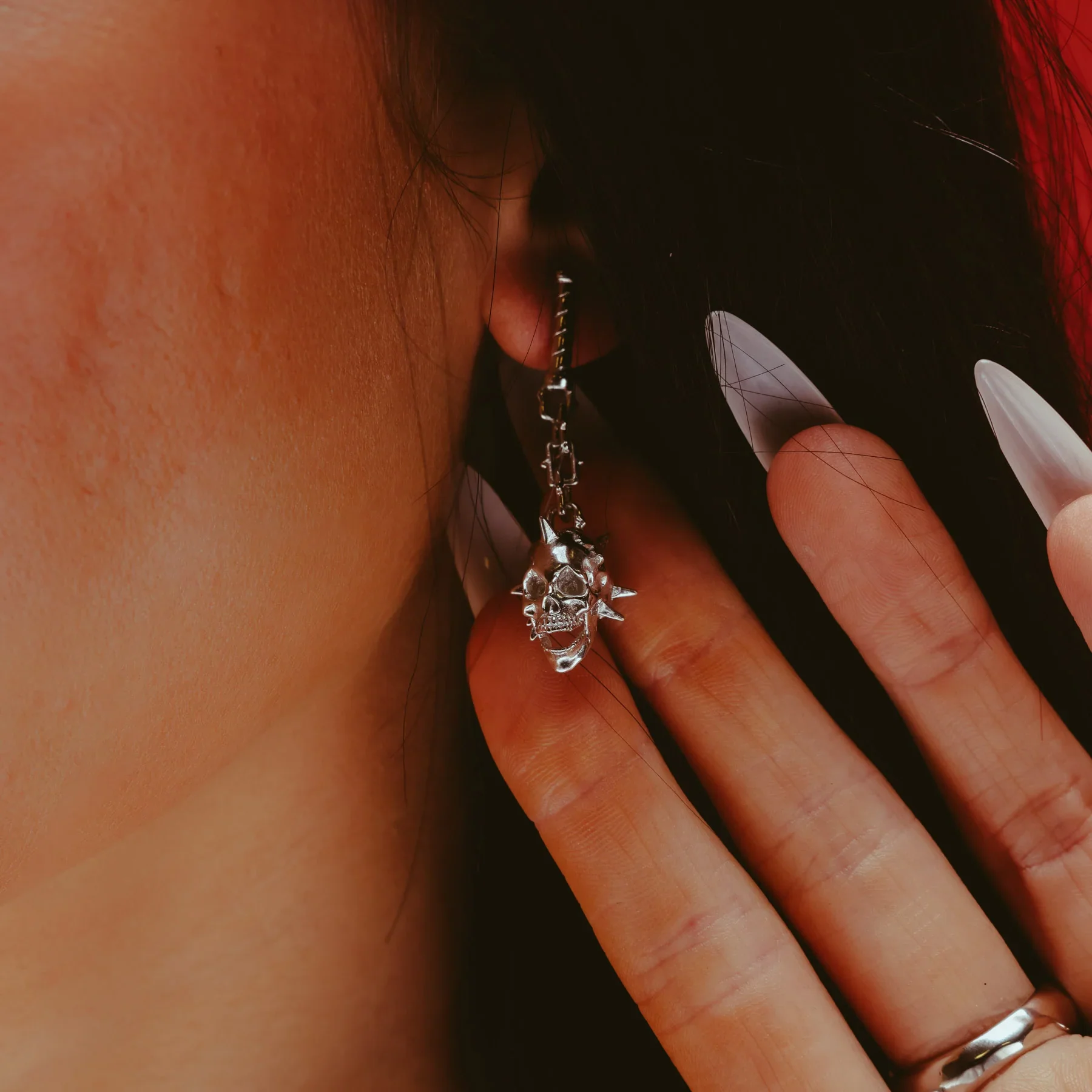 6TH CIRCLE OF HELL EARRING - Image 5
