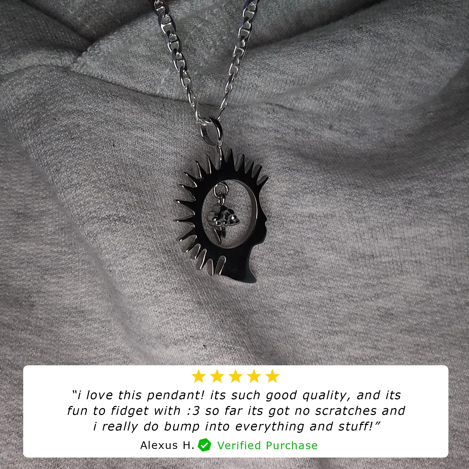 HEAD IN THE CLOUDS PENDANT - Image 8