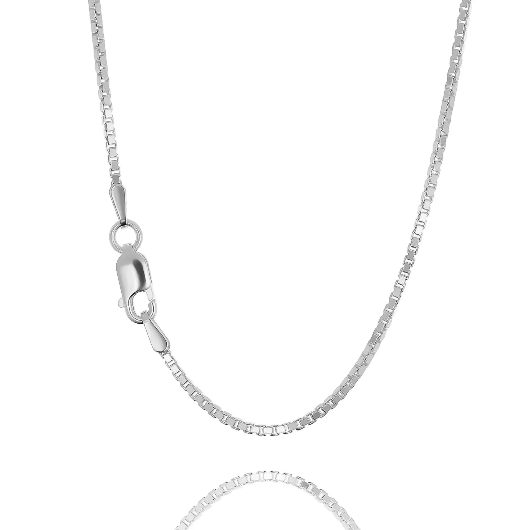 1.4MM STERLING SILVER BOX CHAINS - Image 12