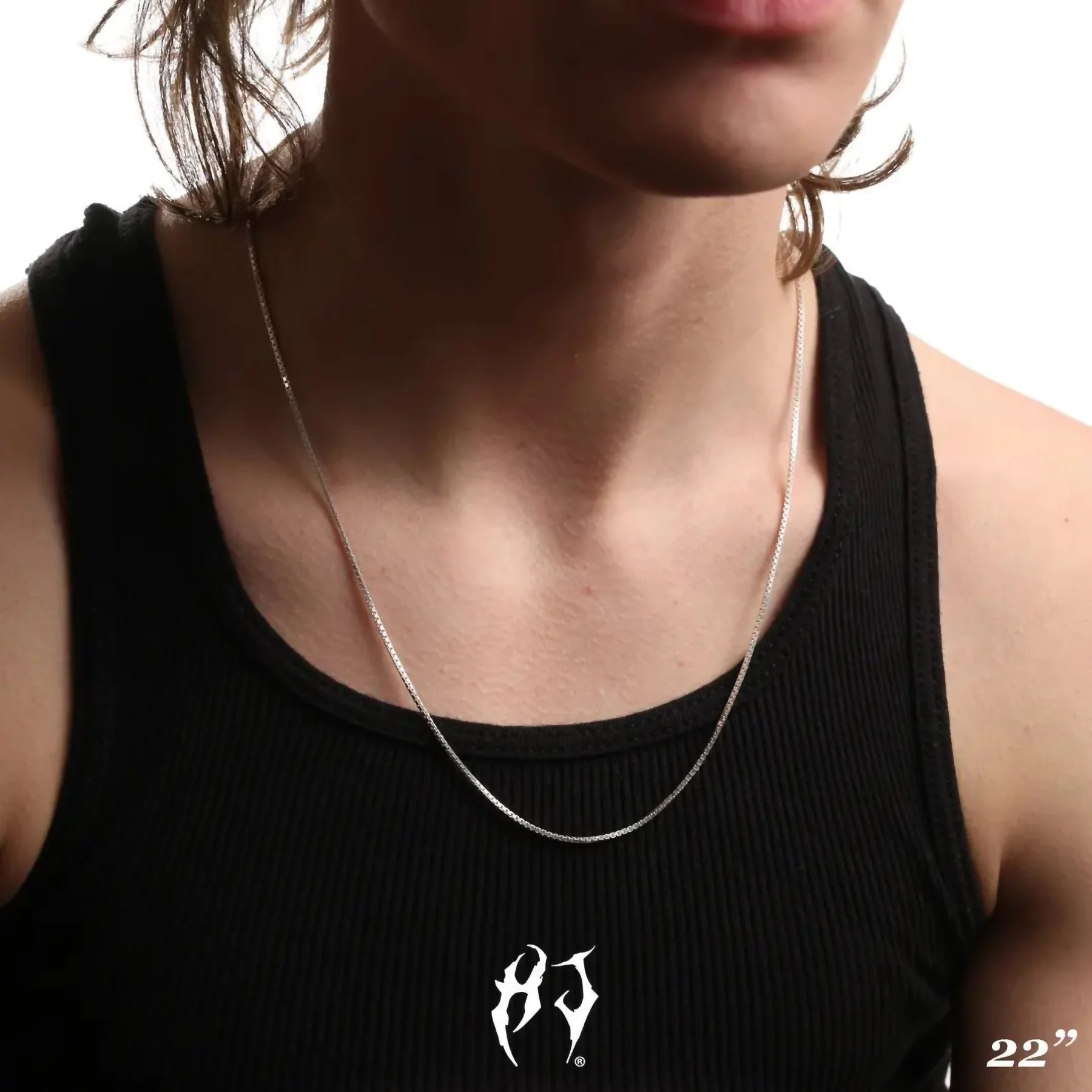 1.4MM STERLING SILVER BOX CHAINS - Image 9