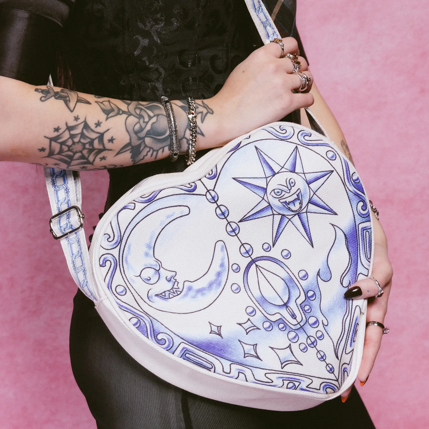 COSMIC HEART TOTE BAG - Image 5