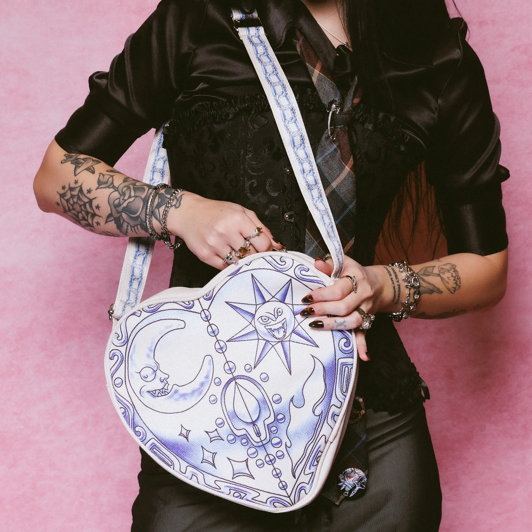 COSMIC HEART TOTE BAG - Image 6