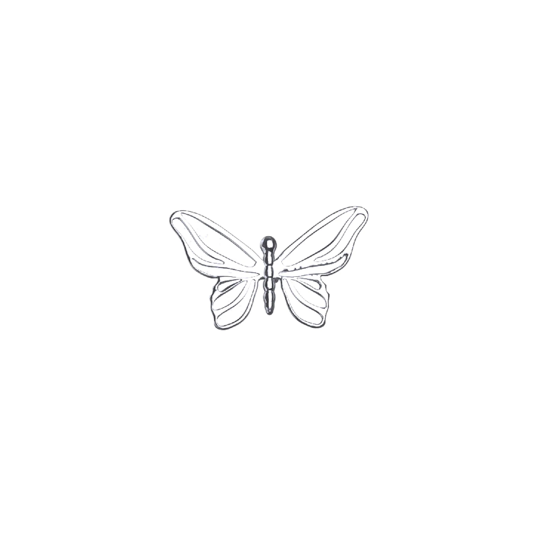 BUTTERFLY EARRING (STUD) - Image 3