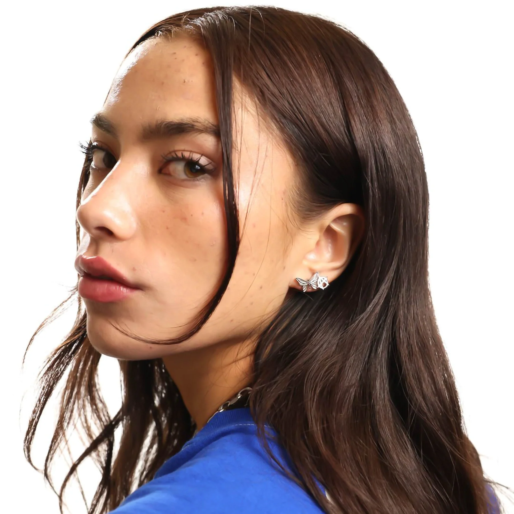 BUTTERFLY EARRING (STUD) - Image 6