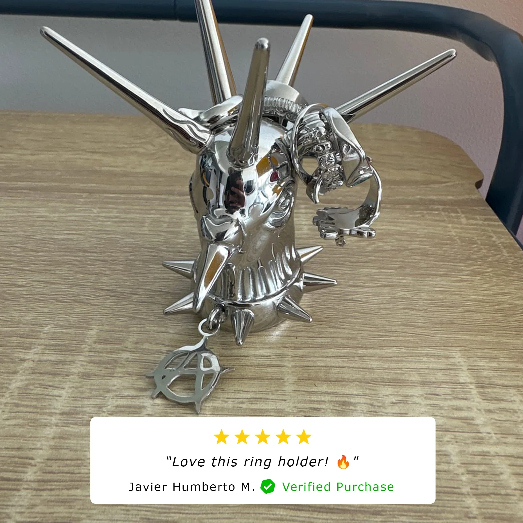 PHOENIX THE PUNK PIGEON JEWELRY HOLDER - Image 10