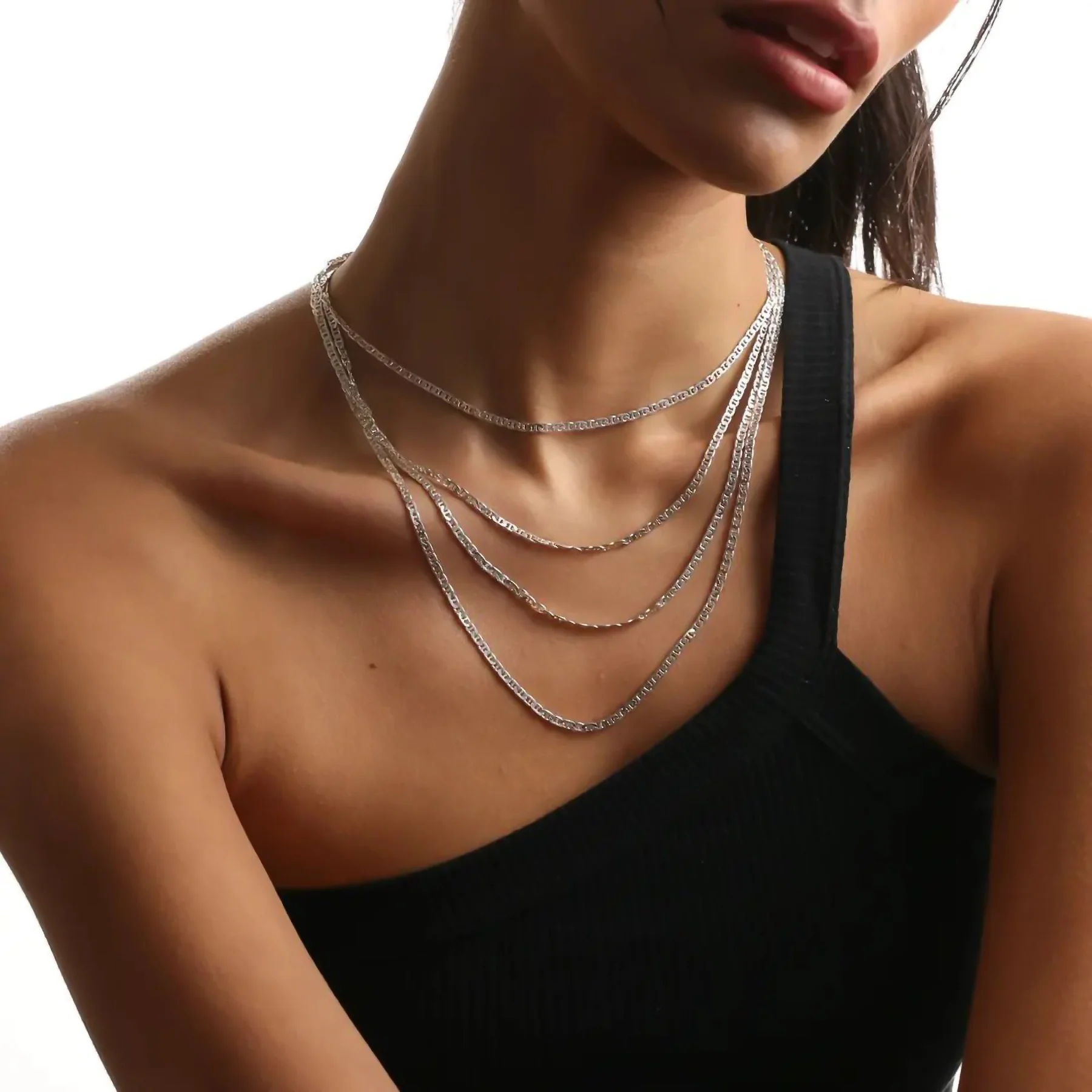 3MM STERLING SILVER MARINER CHAIN - Image 5