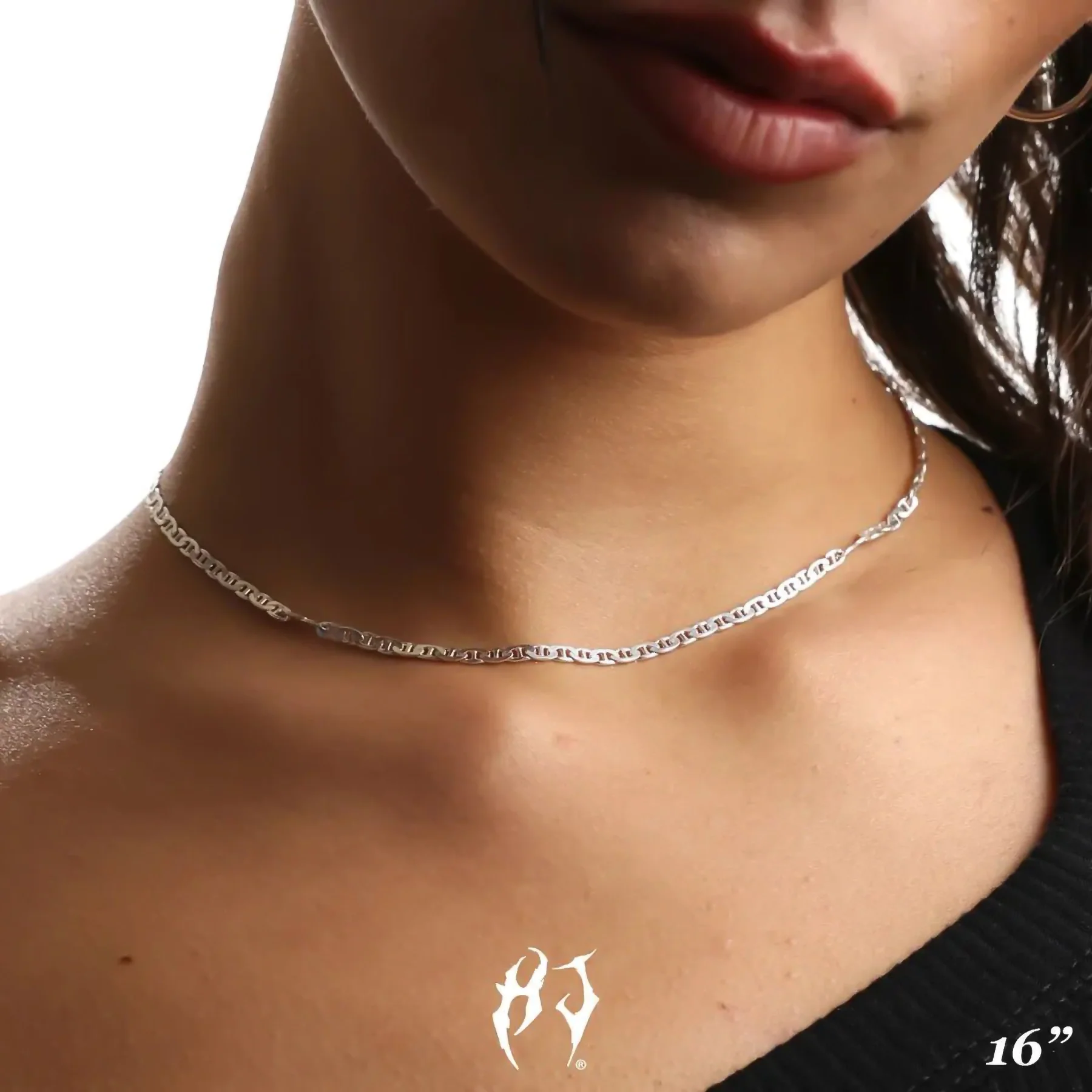 3MM STERLING SILVER MARINER CHAIN - Image 8